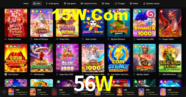 Bônus Generosos e Exclusivos no 56W para Você!